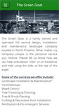 Mobile Screenshot of greengoataz.com